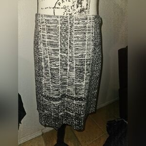Nic + Zoe Womans Elastic Waist Skirt Size S